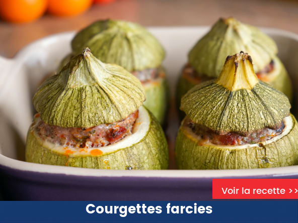 Courgettes farcies